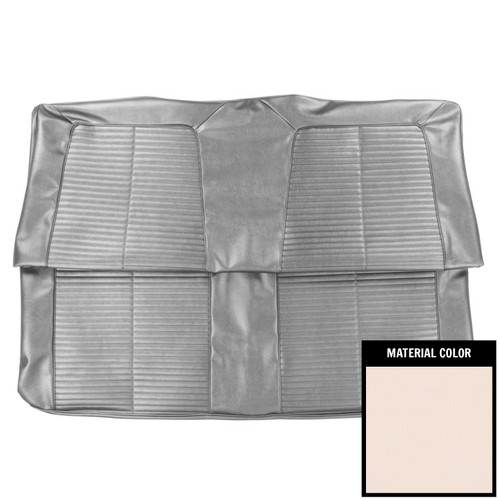 1963 Pontiac LeMans; Convertible; Rear Seat Cover; White
