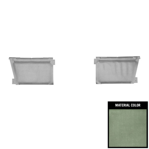 1969 Camaro; Convertible; Standard Pre-Assembled Rear Side Panels; Dark Green