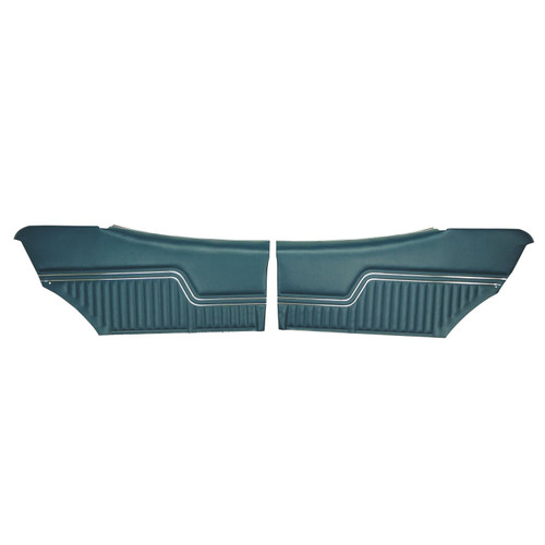1971-72 Chevelle; 2 Door Hardtop; Pre-Assembled Rear Side Panels; Blue