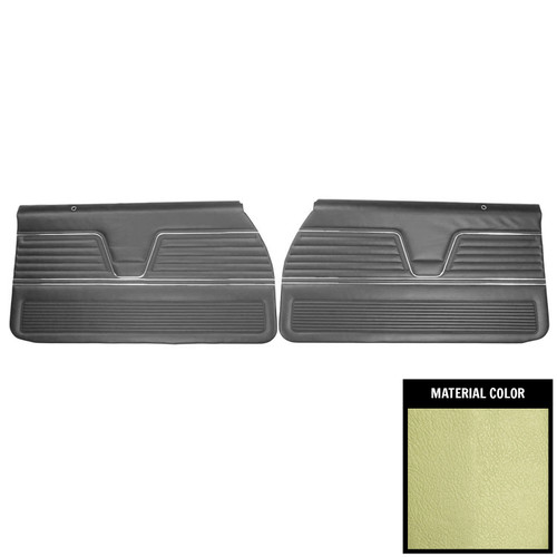 1969 Chevrolet Chevelle Pre-Assembled Light Green Front Door Panels