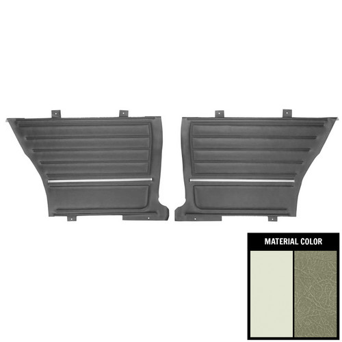 1965 Chevelle; 2 Door Hardtop; Pre-Assembled Rear Side Panels; 2-Tone Fawn