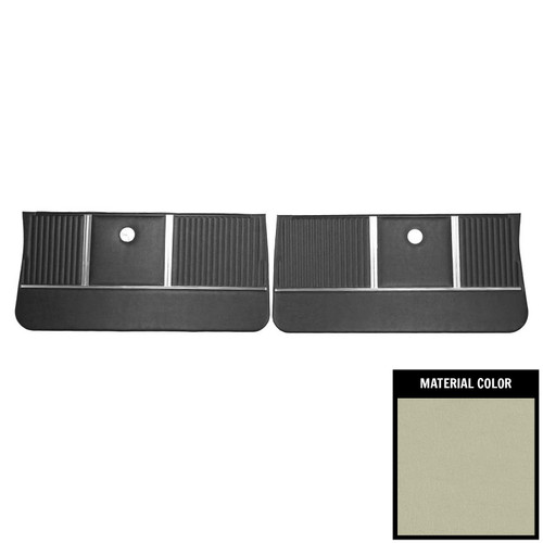 1964 Chevelle, El Camino; Pre-Assembled Front Door Panels; Fawn