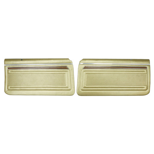 1970 Chevrolet Nova/SS/Custom 2-Door Sedan Pre-Assembled Gold Front Door Panels