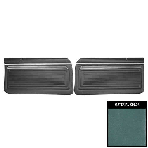 1970 Chevrolet Nova/SS Custom Pre-Assembled Light Blue Front Door Panels
