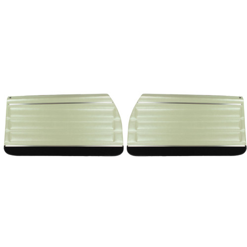 1968 Pontiac GTO/LeMans Pre-Assembled Pearl/Black Front Door Panels