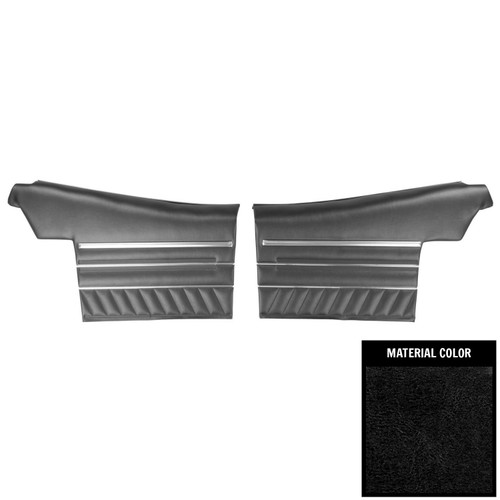 1970 Pontiac GTO, LeMans Sport; Convertible; Pre-Assmbld Rear Side Panels; Black