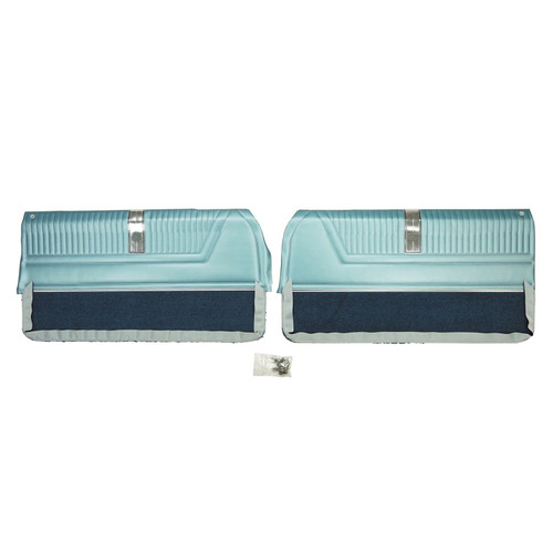 1965 Chevrolet Impala SS Pre-Assembled Light Blue Front Door Panels