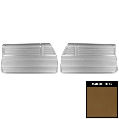 1968 Chevrolet El Camino Saddle Pre-Assembled Gold Edition Front Door Panels