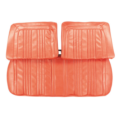 1963 Pontiac Bonneville; w/o Arm Rest; Front Bench Seat Cover; Bright Red