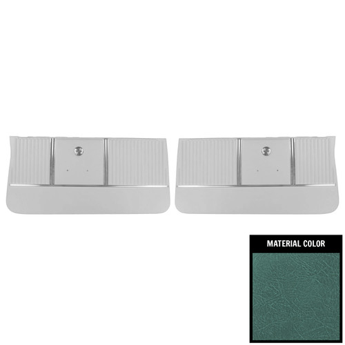 1964 Chevrolet Chevelle Aqua Pre-Assembled Gold Edition Front Door Panels