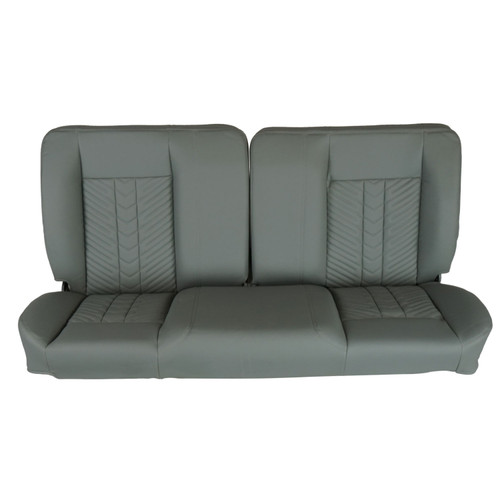 60" Sport Mod II Bench Seat Gry Vinyl Thin Gry Insert Gry Thread w/o Cupholder