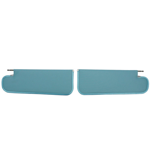 1964-67 Chevelle, El Camino; 2/4 Door; Basketweave Sun Visors; Bright Blue