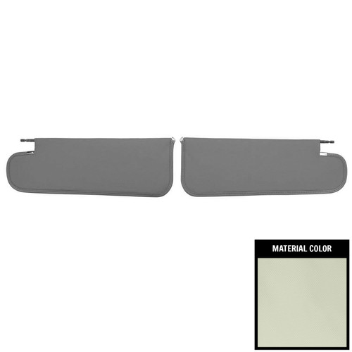 1965 Chevy II, Nova; 2/4 Door; Basketweave Sun Visors; White