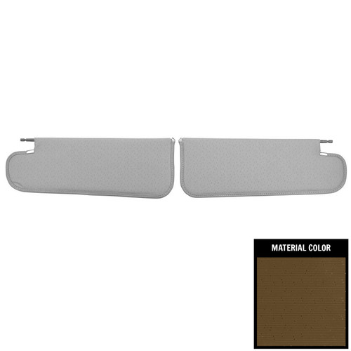 1965 Chevy II, Nova; 2/4 Door; Perforated Sun Visors; Dark Saddle