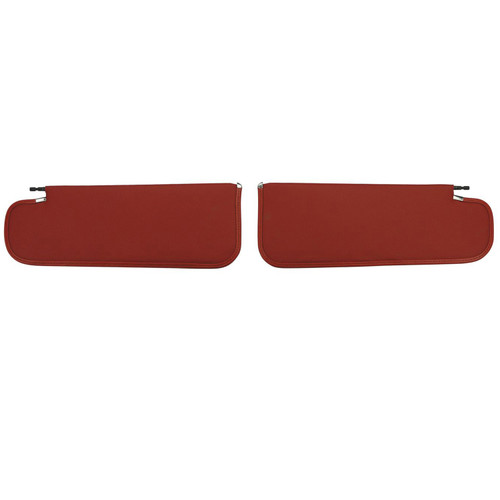 1962-64 Chevy II, Nova; 2/4 Door; Regent Sun Visors; Dark Red