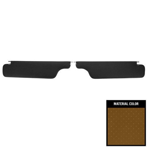 1965 Pontiac Bonneville, Catalina; 2 Door Hardtop; Star Sun Visors; Saddle