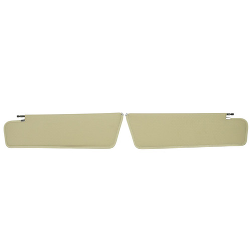 1963 Impala, Bonneville, Catalina; 2 Door Hardtop; Star Sun Visors; Light Fawn