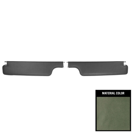 1965 Impala, Bonneville, Catalina; Convertible; Madrid Sun Visors; Aqua