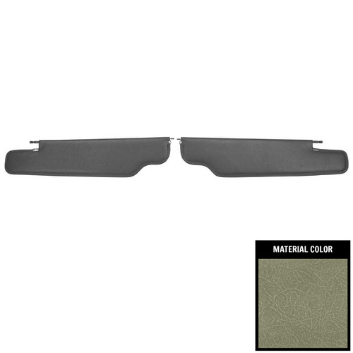 1963-64 Impala, Bonneville, Catalina; Convertible; Seville Sun Visors; Fawn