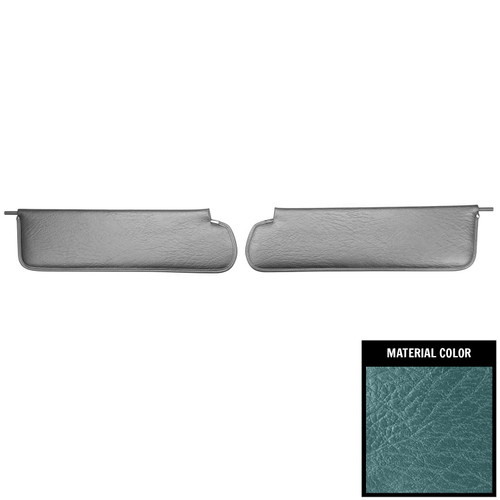 1969-72 Chevrolet, GMC Truck; Walrus Sun Visors; Bright Blue