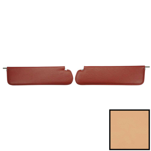 1969-72 Chevrolet, GMC Truck; Walrus Sun Visors; White