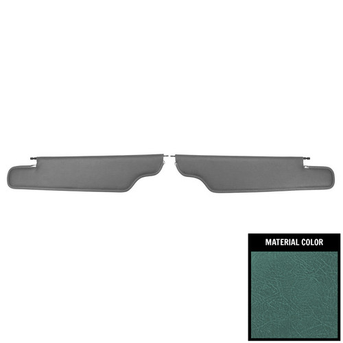 1961-62 Impala; Convertible; Seville Sun Visors; Aqua