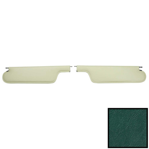 1964 GM A-Body; Convertible; Seville Sun Visors; Dark Aqua