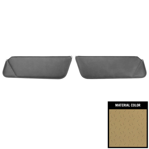 1971-72 Impala; 2 Door Hardtop; Perforated Sun Visors; Sandalwood