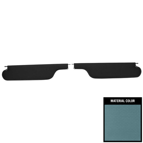 1966-67 GM A-Body; Surrey Sun Visors; Light Blue