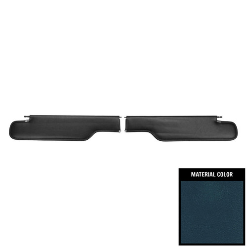 1968-72 GM A-Body; Convertible; Madrid Sun Visors; Blue