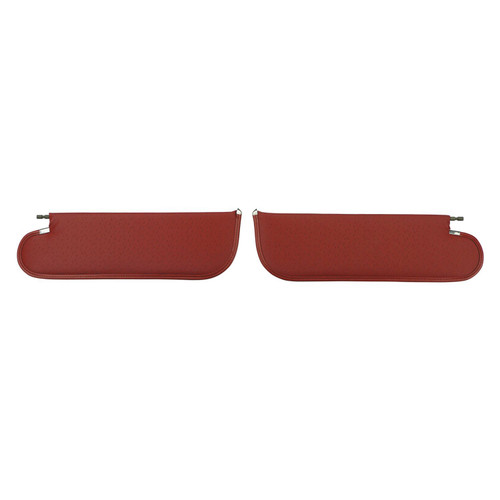 1971-72 GM A-Body Hardtop, Nova Sedan; Perforated Sun Visors; Dark Red
