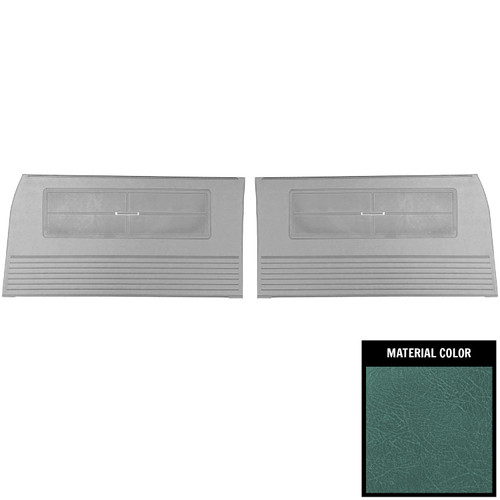 1963 Chevy II, Nova; 4 Door Sedan/Wagon; Front Door Panels; Aqua