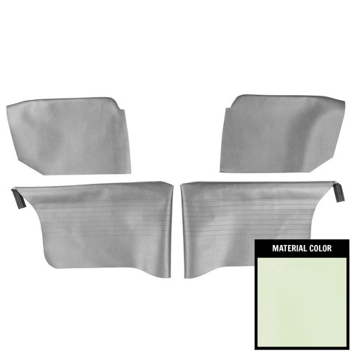 1962-63 Chevy II, Nova; Convertible; Rear Arm Rest Covers; White