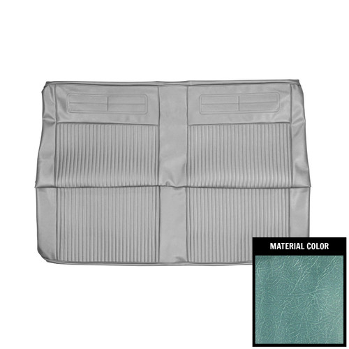 1962-63 Chevy II, Nova; Convertible; Rear Bench Seat Cover; Light Blue