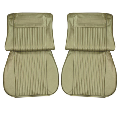 1963 Chevy II, Nova; 2 Door Hardtop/Convertible; Front Bucket Seat Covers; Fawn