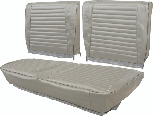 1964 Ford Fairlane; 500; w/o Armrest; Front Bench Seat Cover; Fawn