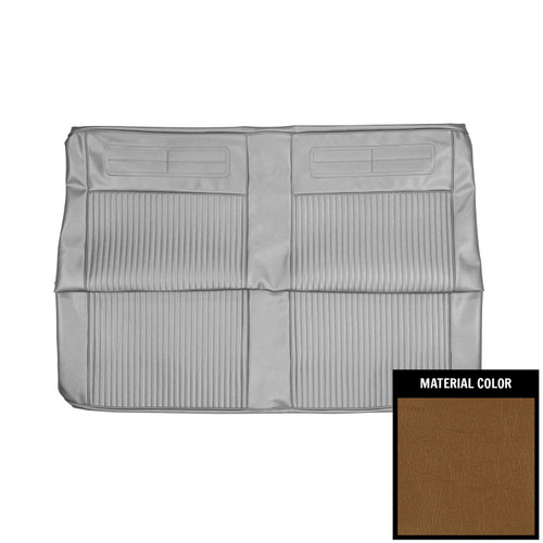 1963-64 Chevy II, Nova; 2 Door Hardtop; Rear Bench Seat Cover; Saddle