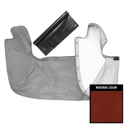 1963 Chevy II, Nova; Convertible Top Boot; Red