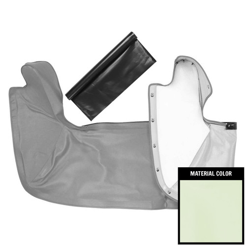 1962-63 Chevy II, Nova; Convertible Top Boot; White