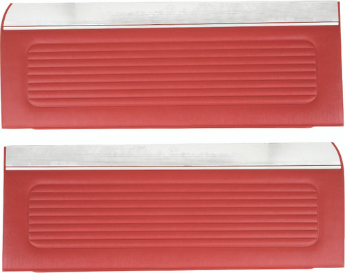 1964 Ford Falcon, Ranchero; Front Door Panels; Red