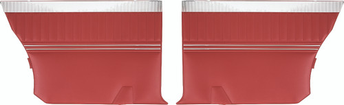 1963 Ford Fairlane; Sport Coupe; Rear Side Panels; Red