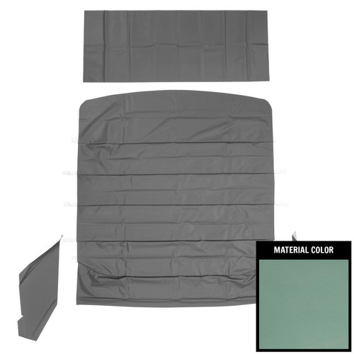 1964-65 Chevelle; 2 Door Hardtop; Basketweave Headliner; Aqua