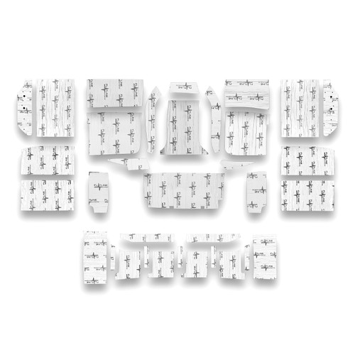 1965-66 Ford Truck; Std Cab; 2WD; Low Tnl; Full Insulation & Sound Dampening Kit