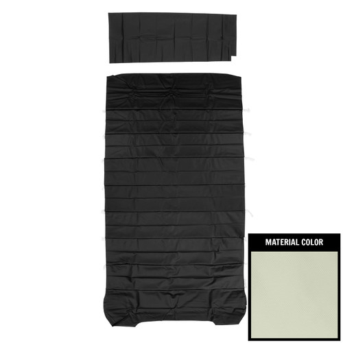 1964-65 Chevelle; 4 Door Wagon; Basketweave Headliner; White