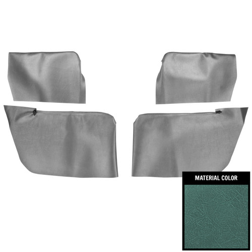 1964 GM A-Body; Convertible; Rear Arm Rest Covers; Light Aqua