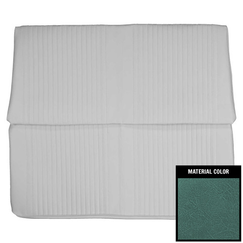 1964 Chevelle; Convertible; Rear Bench Seat Cover; Aqua