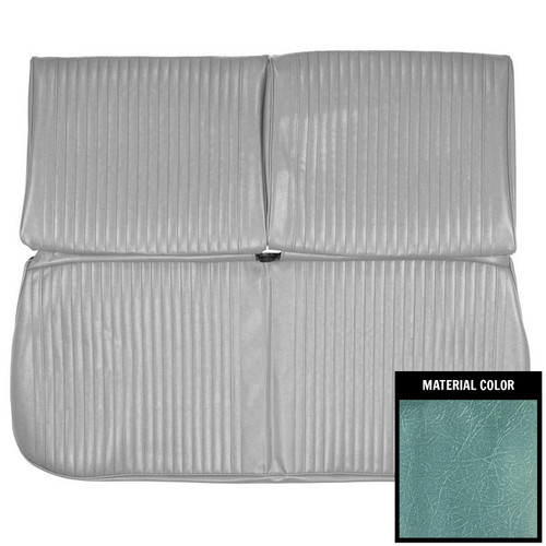 1964 Chevelle, El Camino; w/o Armrest; Front Bench Seat Cover; Light Blue