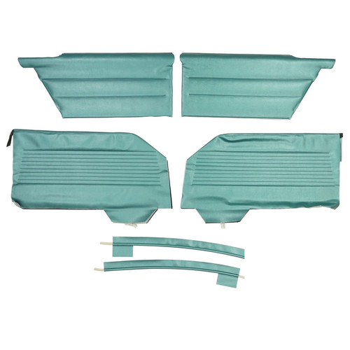 1964 Impala; 2 Door Hardtop; Pre-Assembled Rear Side Panels; Aqua