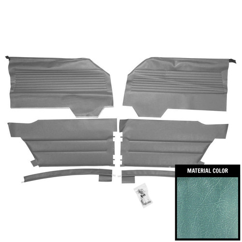 1964 Impala; 2 Door Hardtop; Rear Side Panels; Light Blue