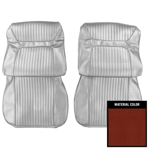 1964 Impala; SS; 2 Door Hardtop/Convertible; Front Bucket Seat Covers; Red